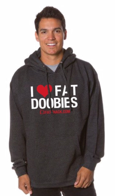 I ♥ Fat Doobies™ Hooded Unisex Sweatshirt